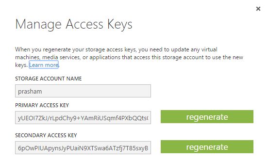 manage access key